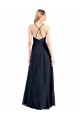 Plunging V-Neckline Halter Chiffon Wrap Prom Dress with High Slit for Sale