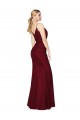 Floor Length High Neck Chiffon Prom Dress with Side Slit for Sale