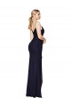 Draped Spaghetti Straps Long Chiffon Mermaid Prom Dress for Sale