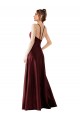Sleek Satin Prom Dress with Pockets for Sale