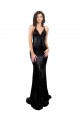 Sleek Fishtail Shaped Open Back Sequin Prom Dress for Sale