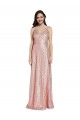 High Neck Low Back Sparkling Sequin Prom Dress for Sale