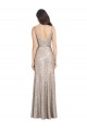 V-Neck Fully Sequin Prom Dress with V-Back and Front Slit for Sale