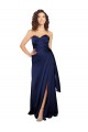 Floor Length Wrap Skirt Silky Satin Prom Dress for Sale