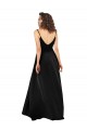 High Low V-Neckline Silky Satin Tulip Prom Dress with Wrap Skirt for Sale