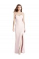 Strapless Crepe Trumpet Prom Dress with Front Slit for Sale