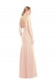 V-Spaghetti Strap Open Back Bateau Neck Trumpet Prom Dress for Sale