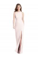Diamond Cutout Back Trumpet Prom Dress with Front Slit for Sale