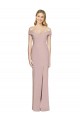 Off the Shoulder Criss Cross Back Trumpet Prom Dress for Sale