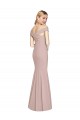 Off the Shoulder Criss Cross Back Trumpet Prom Dress for Sale