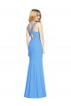 Flattering Trumpet Long Sleeveless Prom Dress with Open Back for Sale