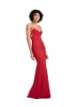 Spaghetti Strap Slip Neckline Crepe Prom Dress for Sale