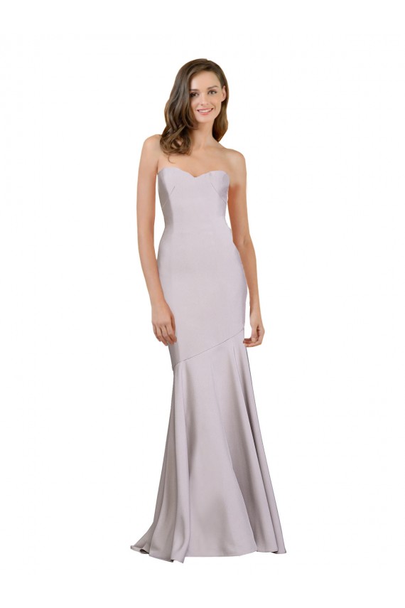 Crepe Mermaid Prom Dress with Low Back for Sale