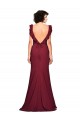 Crepe Slip Prom Dress with Ruffled Straps for Sale
