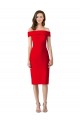 Off the Shoulder Square Neck Cocktail Prom Dress / Homecoming Dress for Sale