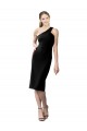 One Shoulder Short Crepe Cocktail Prom Dress / Homecoming Dress for Sale