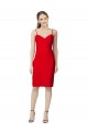 Sleeveless Cocktail Length Sweetheart Neckline Crepe Prom Dress / Homecoming Dress for Sale