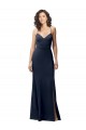 Sweetheart Fit and Flare Stretch Crepe Prom Dress with Side Slit and Strappy Back for Sale