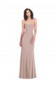 Strapless Princess Line Crepe Mermaid Prom Dress for Sale