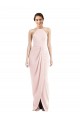 Halter Draped Tulip Skirt Maxi Prom Dress for Sale
