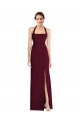 Tie Halter Open Back Trumpet Prom Dress for Sale