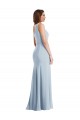 Bold One Shoulder Trumpet Maxi Crepe Prom Dress for Sale
