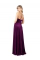 Draped Neckline Spaghetti Straps Velvet Prom Dress for Sale