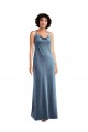 Cowl Neck Velvet Maxi Slip Prom Dress for Sale