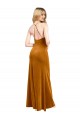Halter Neckline Long Full Length Velvet Prom Dress with Strappy Back for Sale
