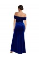 Full Length Long Velvet Prom Dress with Side Split for Sale