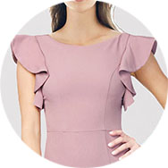 Flutter Sleeves Prom Dresses for Sale